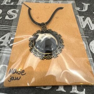 OOAK‎ Handcrafted Taxidermy Oddities Animal Bone Pendant Necklace Mouse Jaw